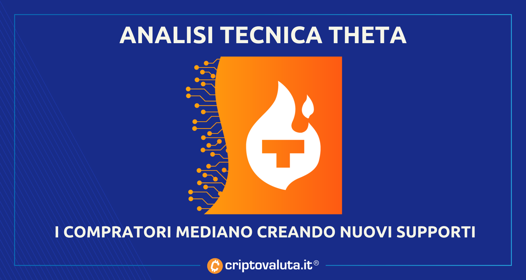 Analisi tecnica Theta | Appoggio sui 0.7575$ per gli 0.95100$