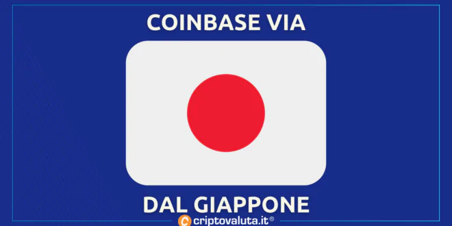 COINBASE VIA GIAPPONE