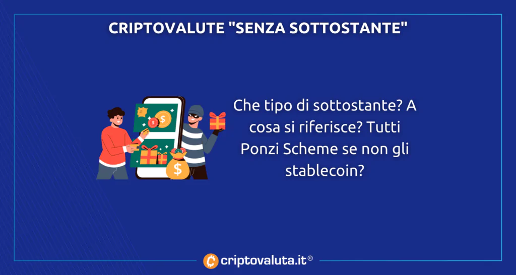 Criptovalute senza sottostante analisi