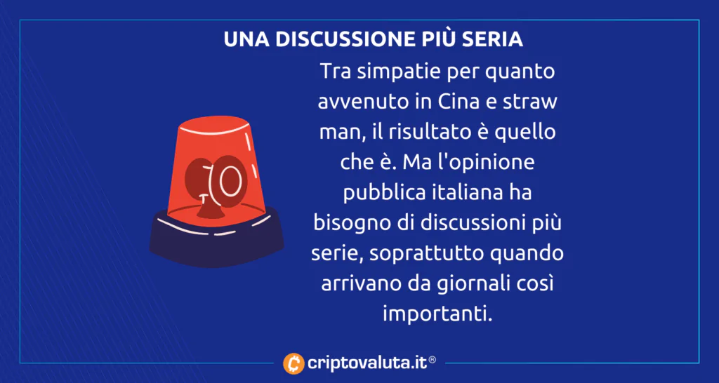 Discussione più seria Bitcoin e cripto