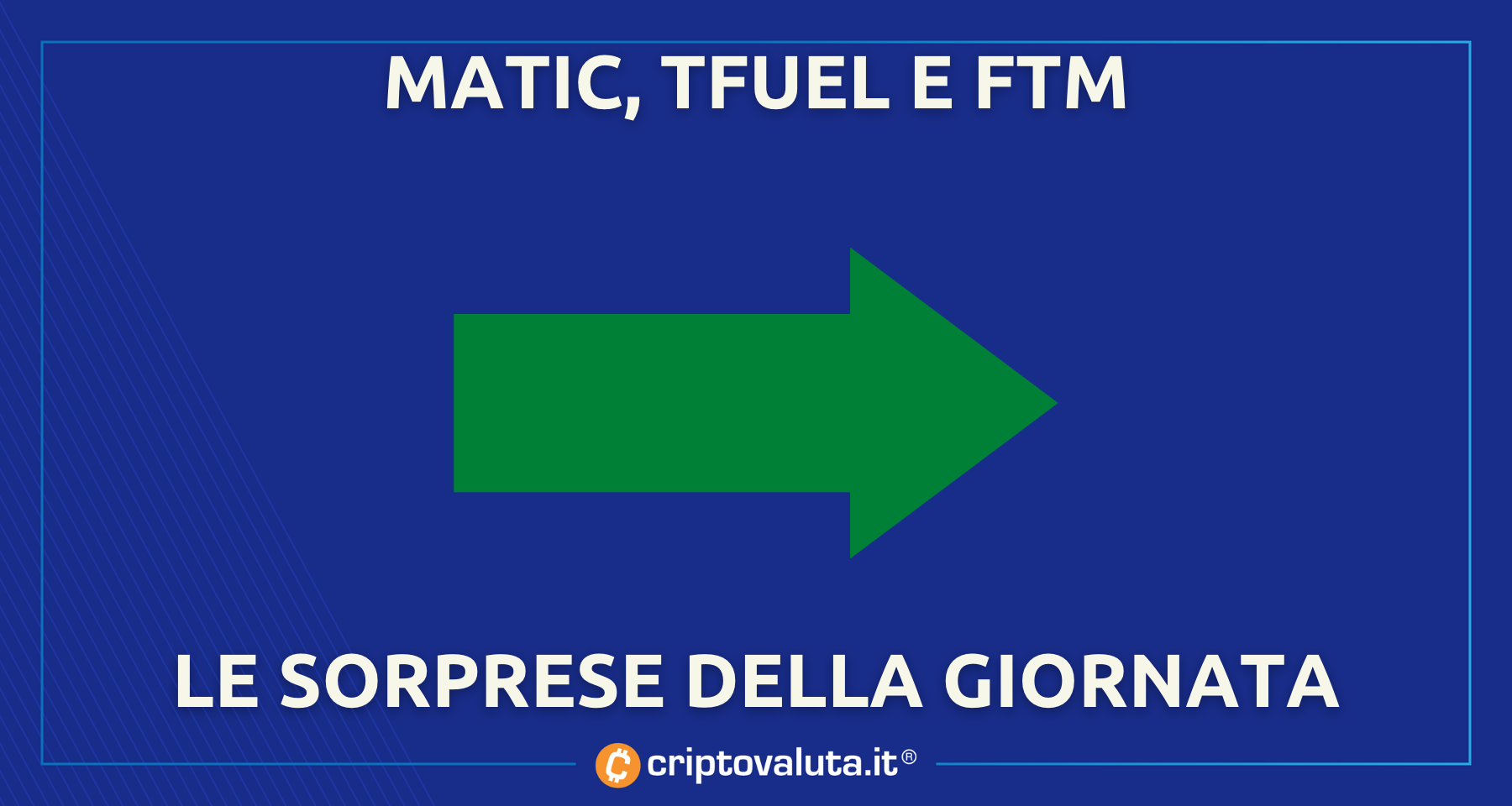Polygon e TFuel guidano le crypto | Fantom sorpresa 2023