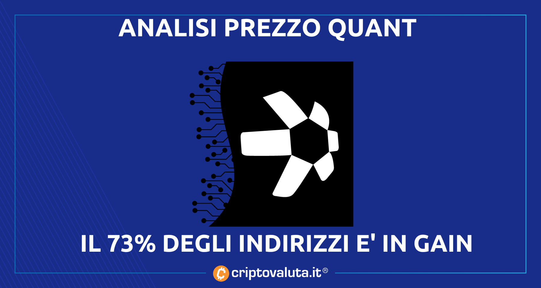 Crypto Quant: contatto con obiettivo prezzo a 146$ | Deve chiudere sopra