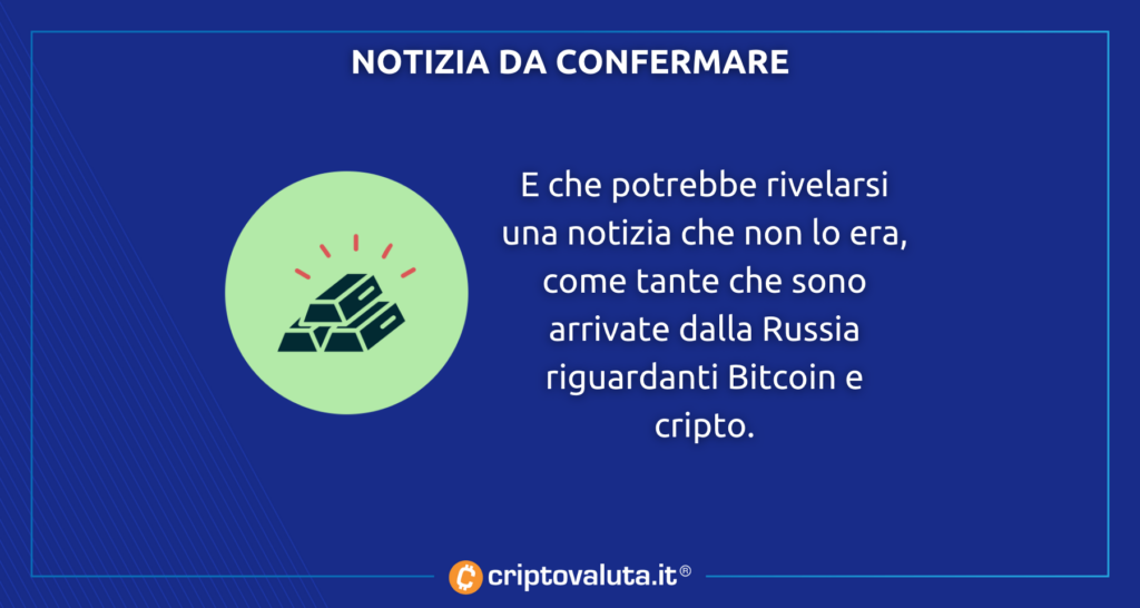 Russia e Iran accordo oro cripto