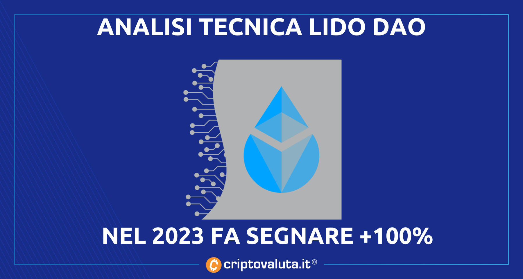 Crypto Lido DAO: boom a +100% nel 2023 | Attenzione alla correzione