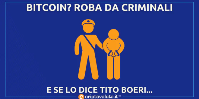 CRIMINALI BITCOIN TITO BOERI