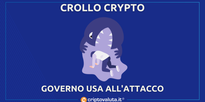 Crollo Crypto - governo USA attacca