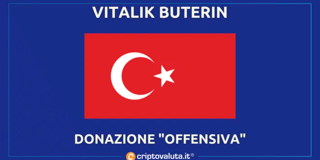 Vitalik Buterin donazione offensiva