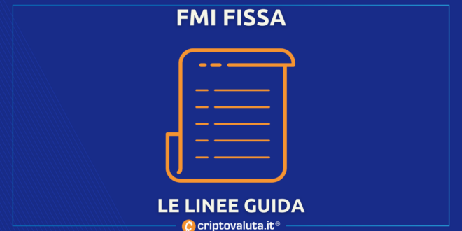 FMI FISSA LINEE GUIDA BITCOIn