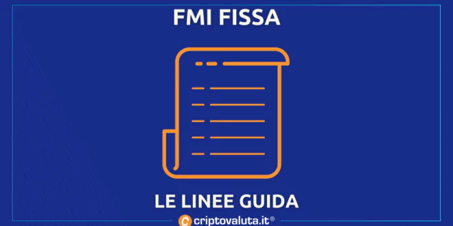 FMI FISSA LINEE GUIDA BITCOIn