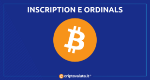 Inscription e ordinals su Bitcoin
