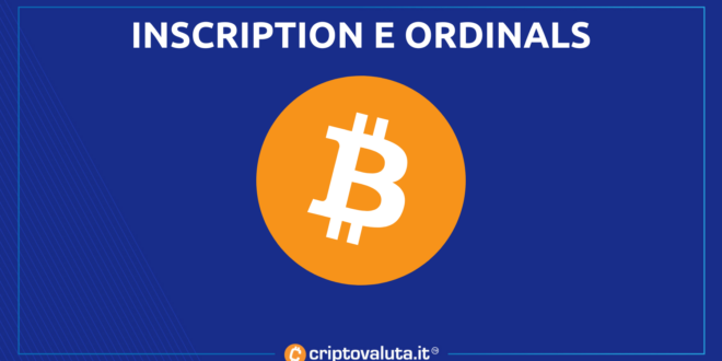 Inscription e ordinals su Bitcoin