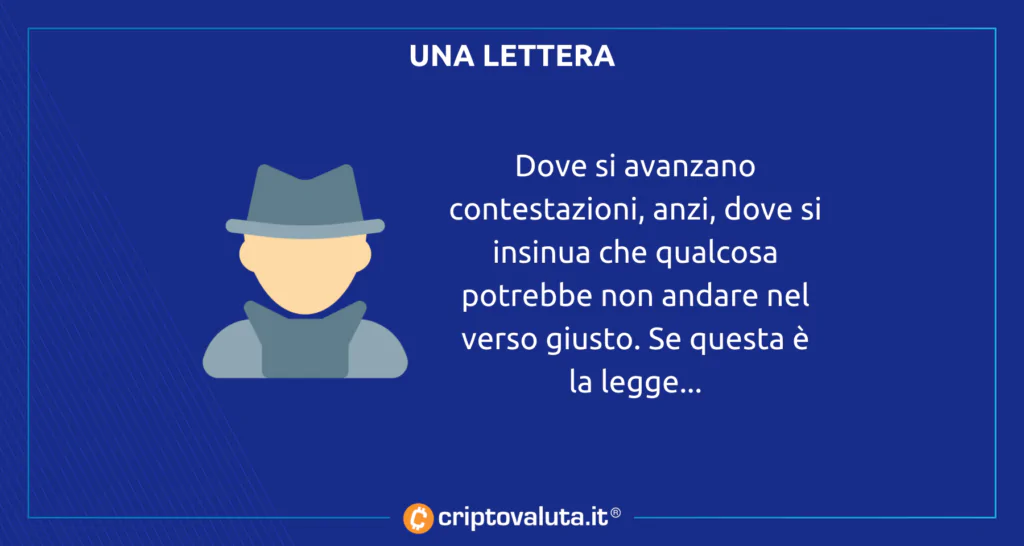 La lettera SEC