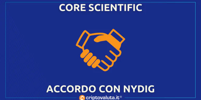 CORE Scientific accordo