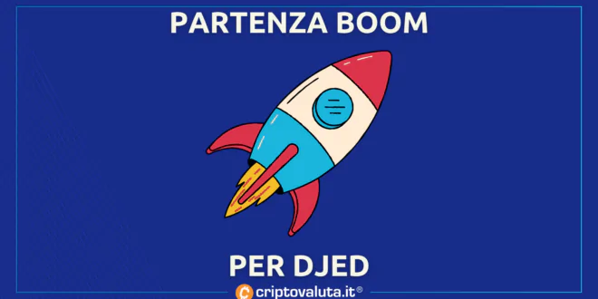 Per Djed partenza boom