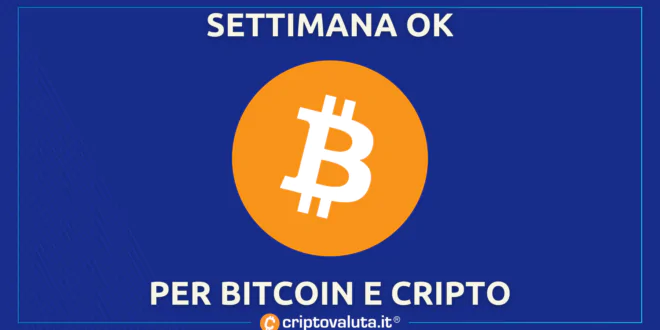 Bitcoin settimana top