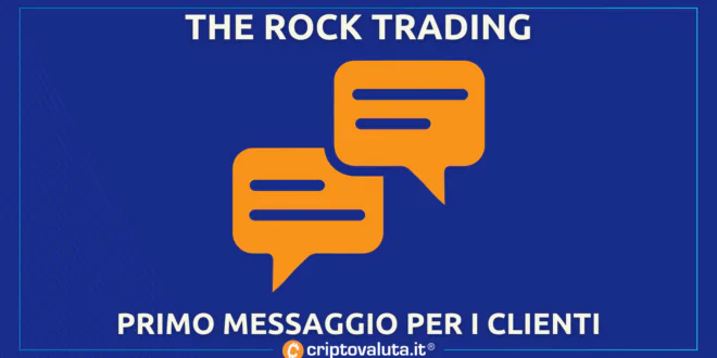 THE ROCK MESSAGGIO CLIENTI