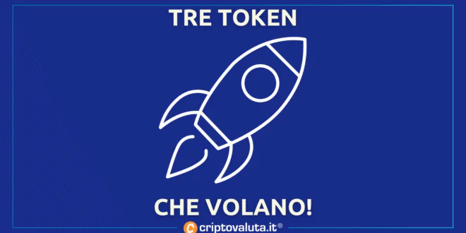 TRE TOKEN che volano