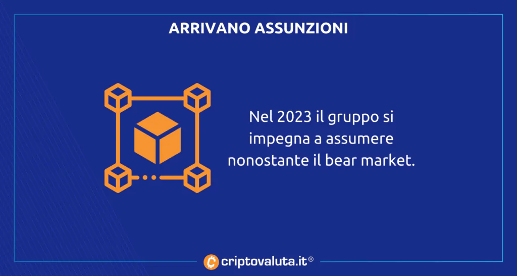 GS assunzioni crypto