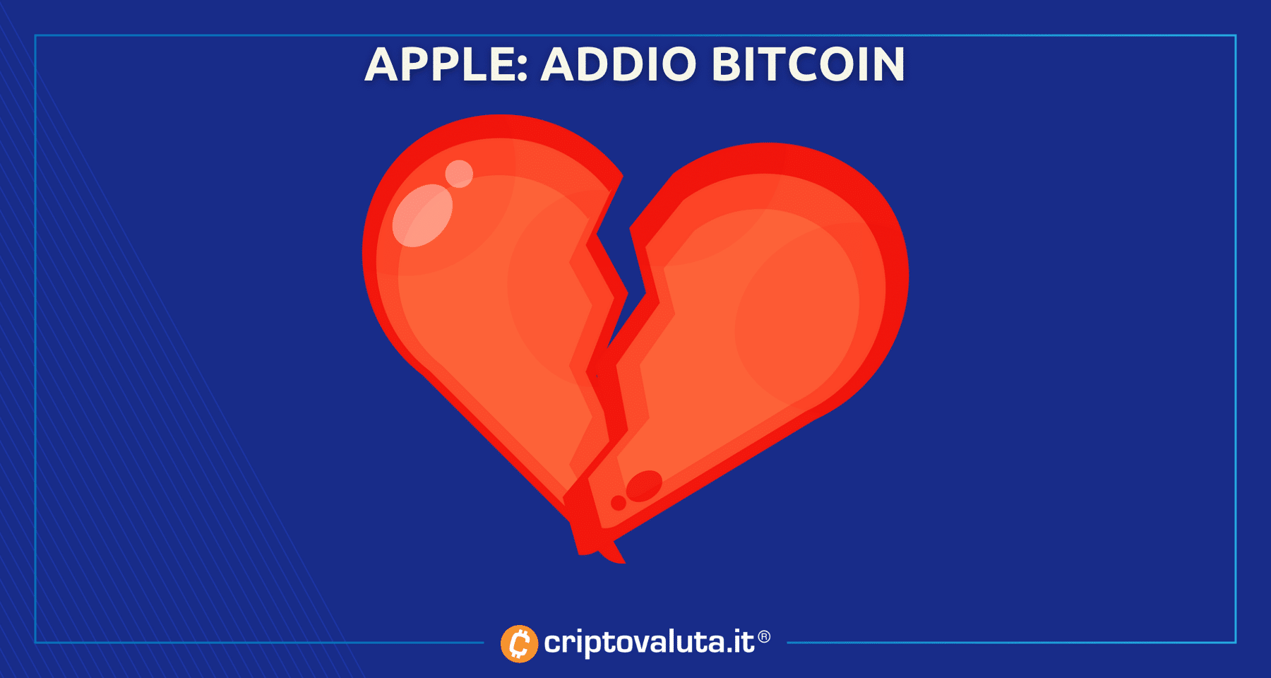 Apple dice ADDIO a Bitcoin | Eliminato il documento che...