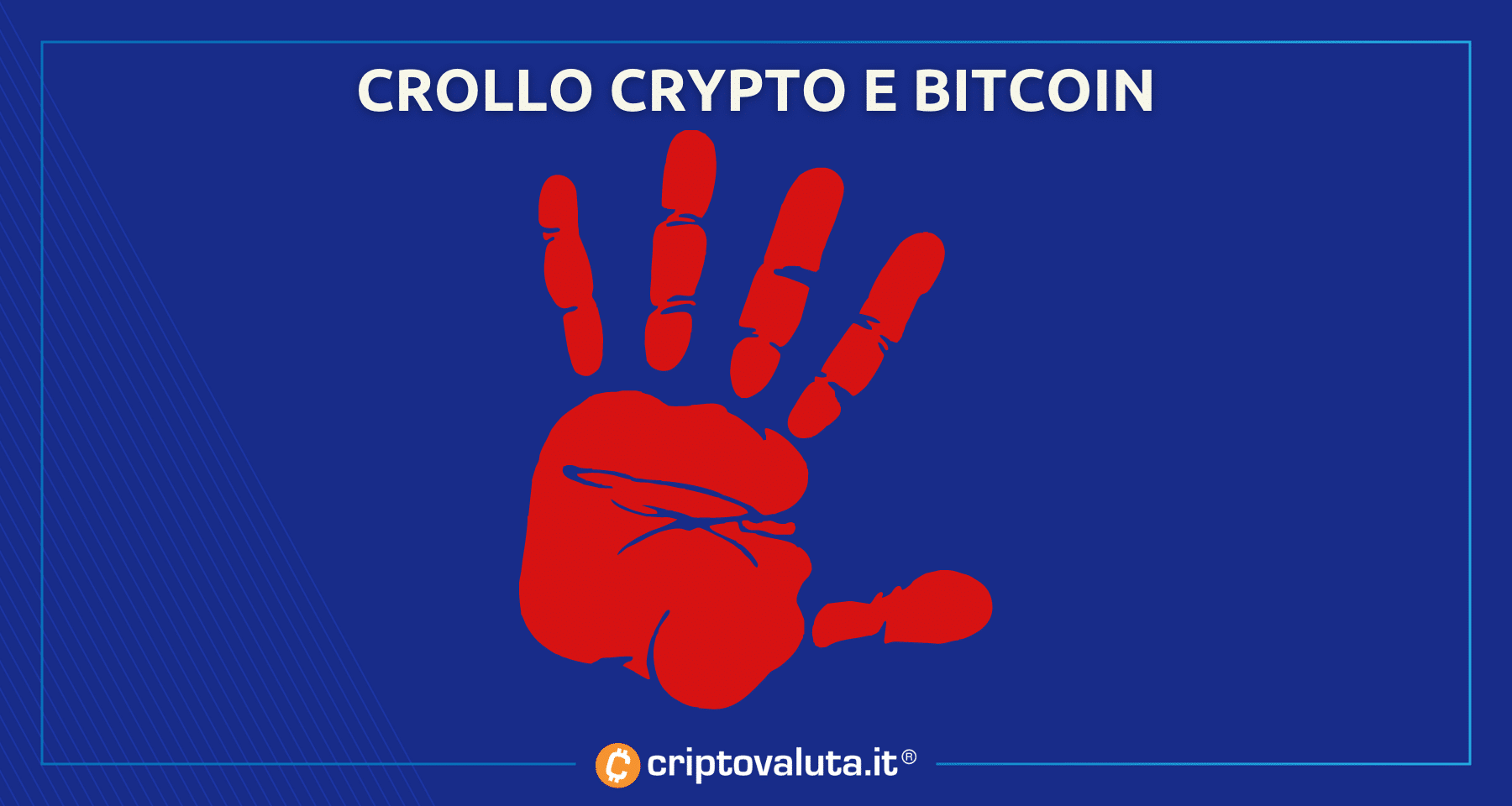 Crollo CRYPTO e BITCOIN | Bagno di sangue nella sessione Euro