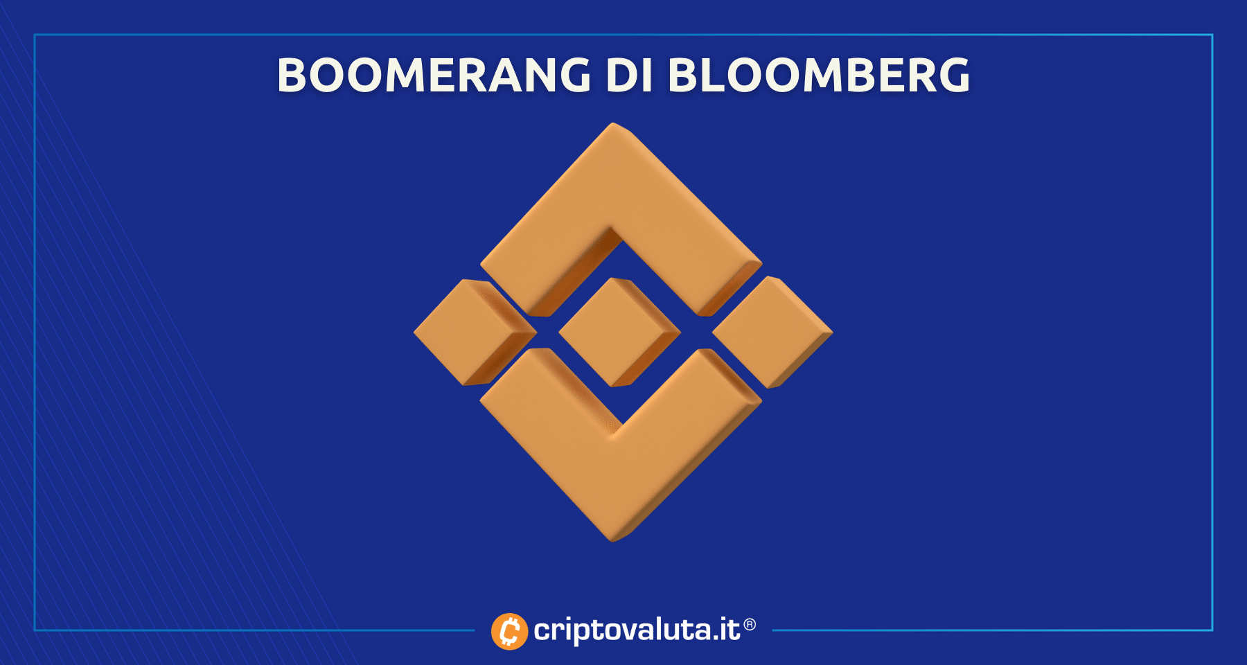 Binance: gli americani che... | Rivelazione boomerang di Bloomberg