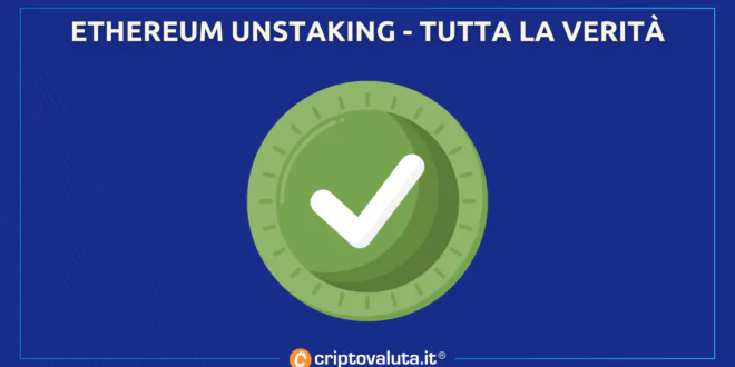 ETHEREUM UNSTAKING