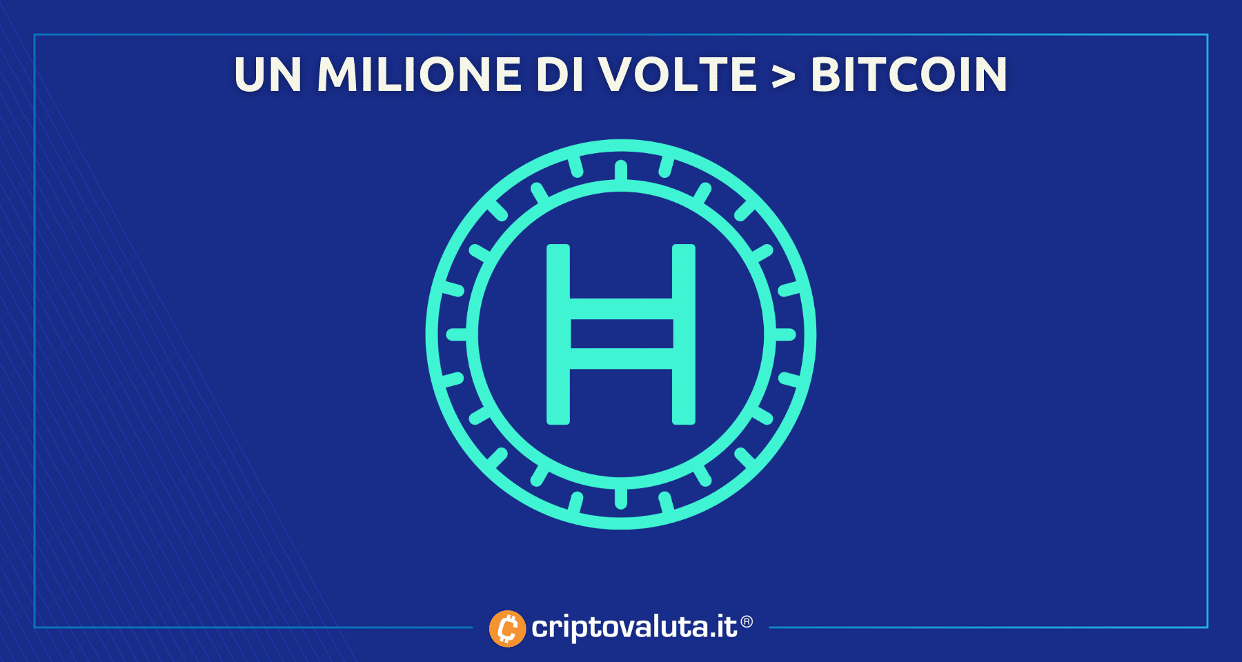 "1 milione di volte migliori di Bitcoin" | Ecco cosa dice $HBAR