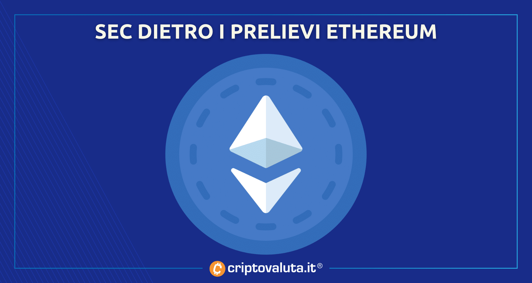Ethereum: +50% dei prelievi da... SEC! | Lo strano incrocio