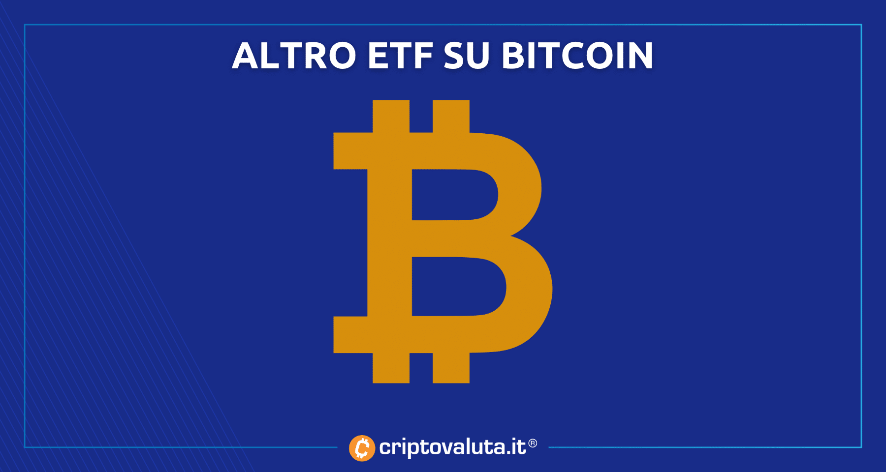 ETF Bitcoin: Valkyrie lancia Buy the F Dip | Sarà a leva