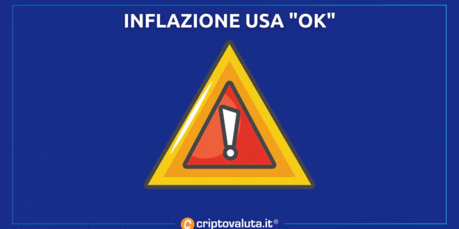 INFLAZIONE USA OK BITCOIN