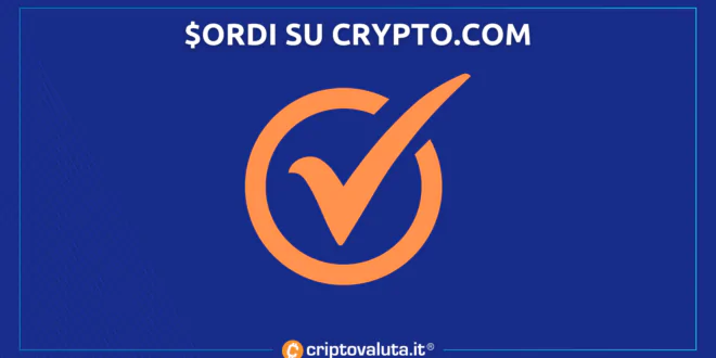 Arriva Ordi Ordinals su Crypto.com