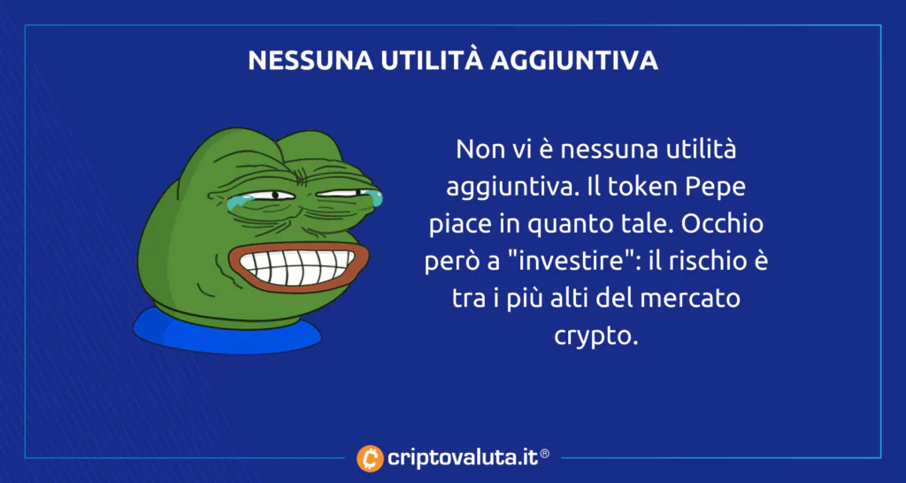 Nessuna utilità aggiuntiva Pepe