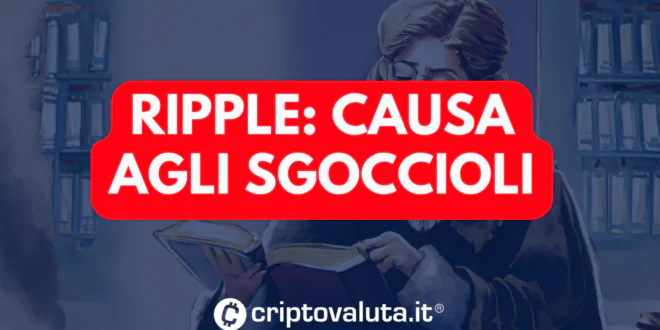 CAUSA AGLI SGOCCIOLI PER RIPPLE