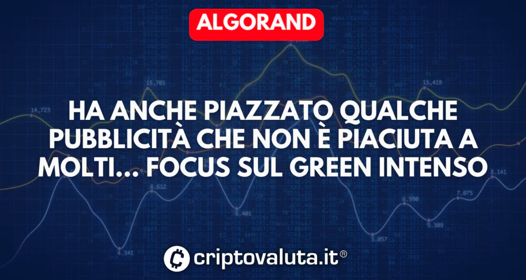 Algorand crypto sintesi green