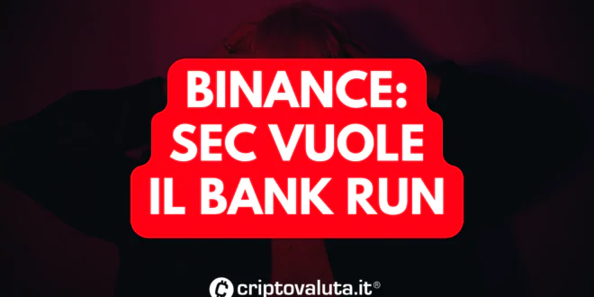 BINANCE BANK RUN