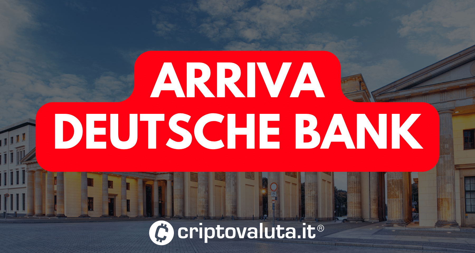 Deutsche Bank sposa Bitcoin e crypto | L'incredibile news