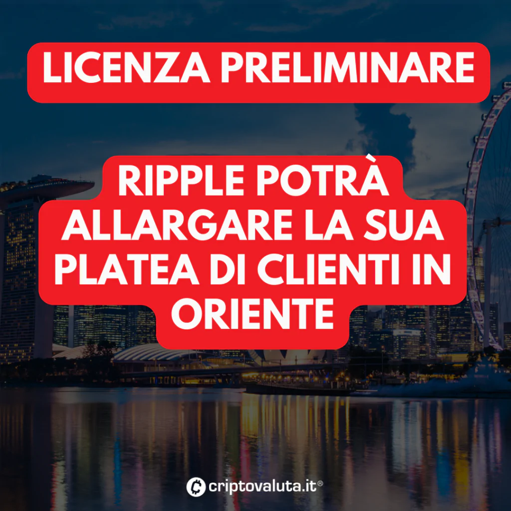 Licenza preliminare - Ripple potrà allargare 