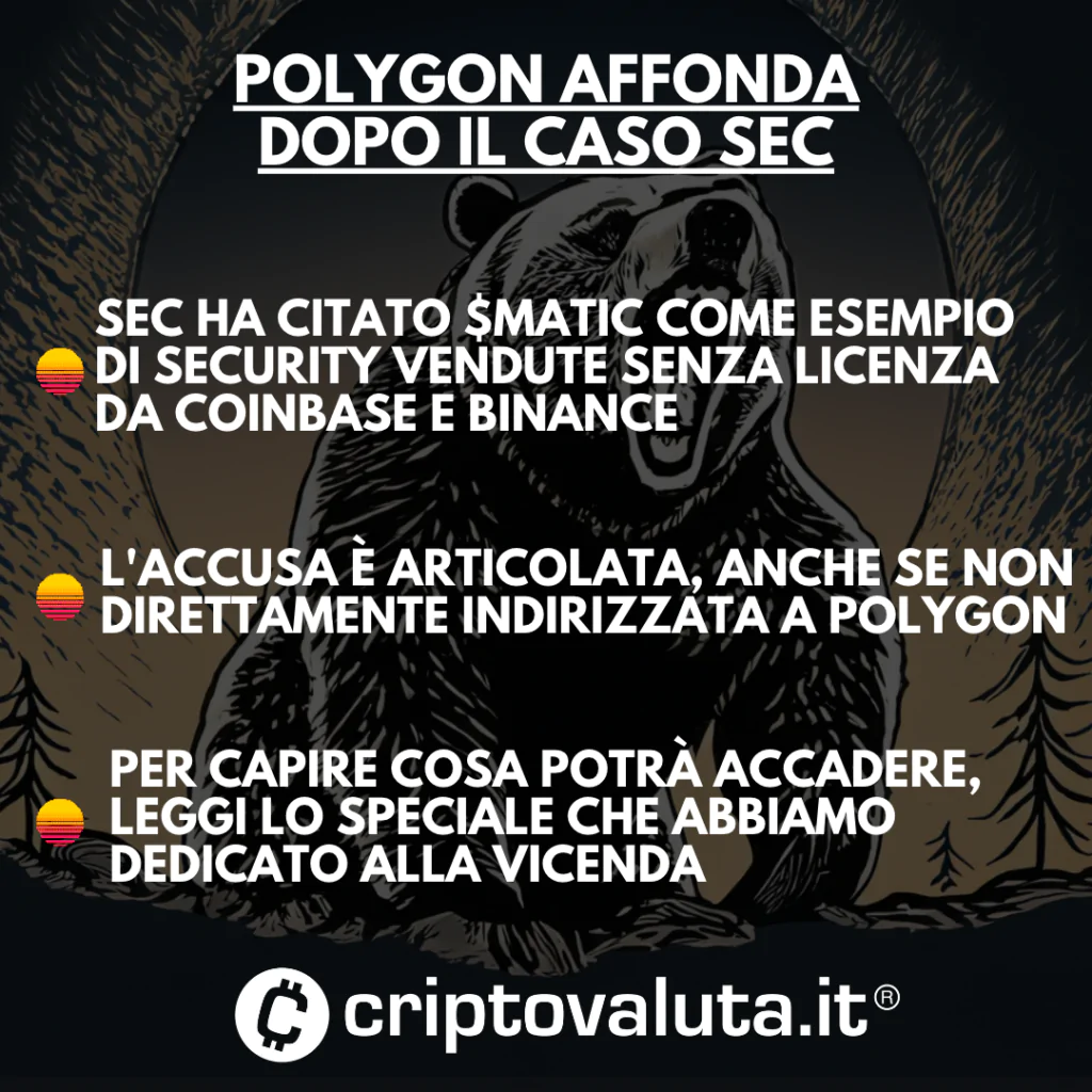 Polygon - rischi caso SEC