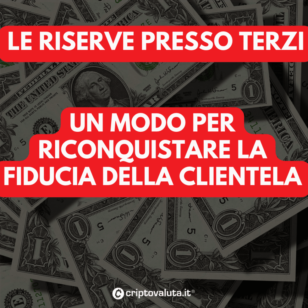 Riserve presso terzi analisi