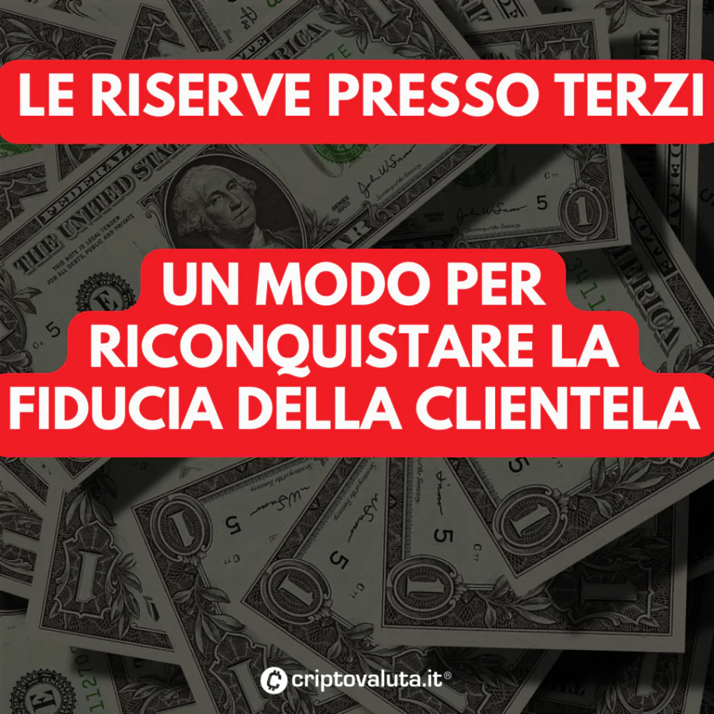 Riserve presso terzi analisi