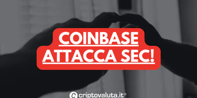 COINBASE ATTACCATA DA SEC