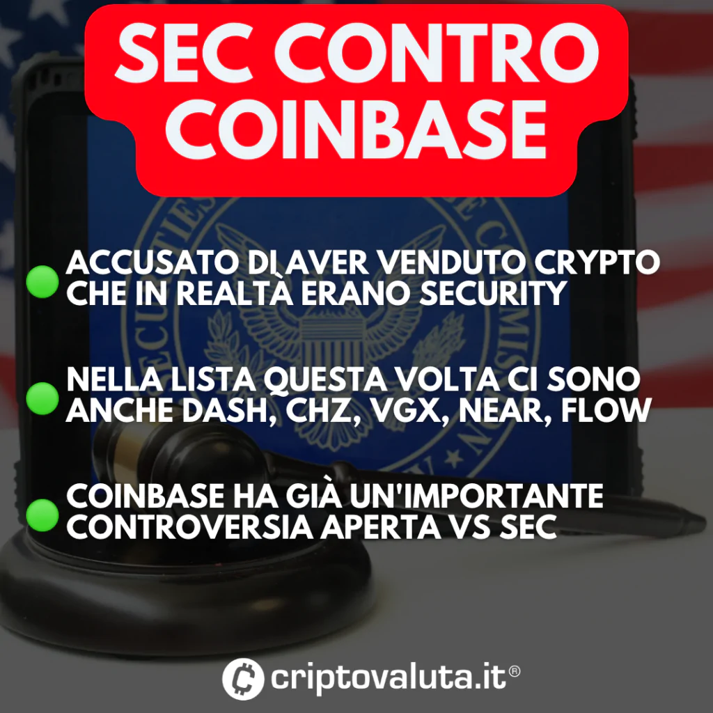 SEC contro Coinbase