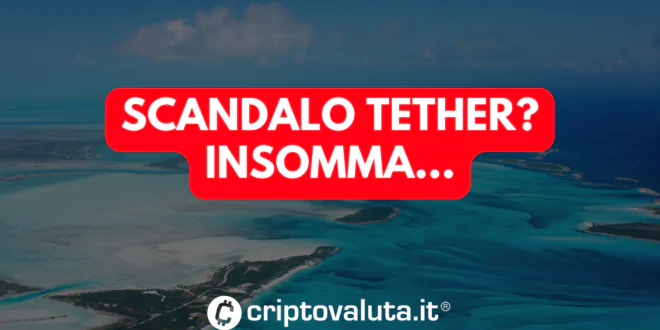 SCANDALO TETHER