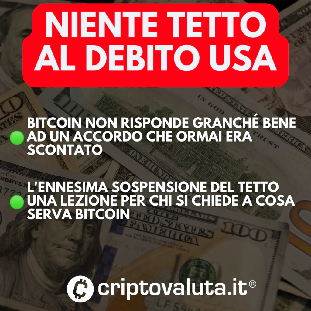 Niente tetto al debito USA