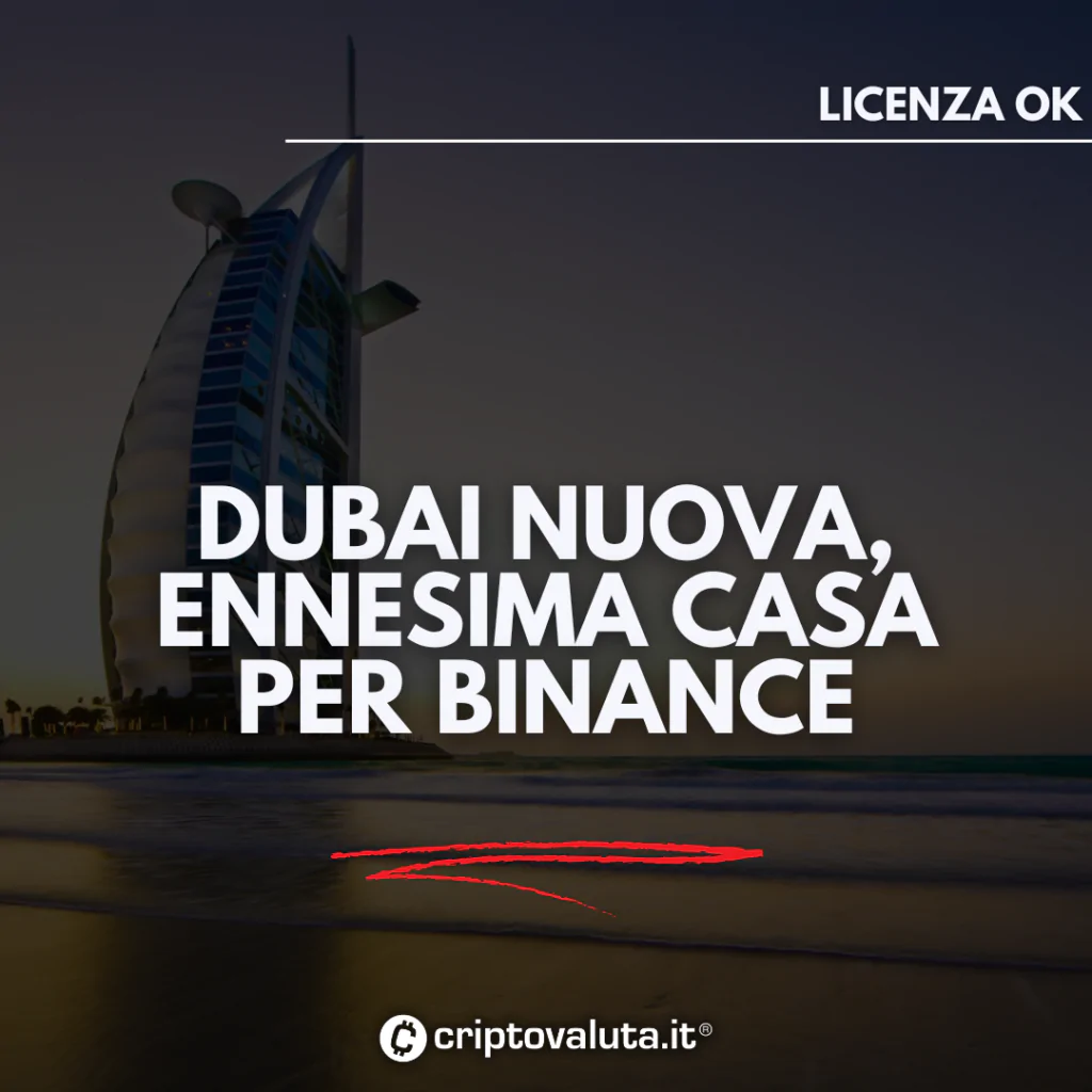 Licenza OK Binance