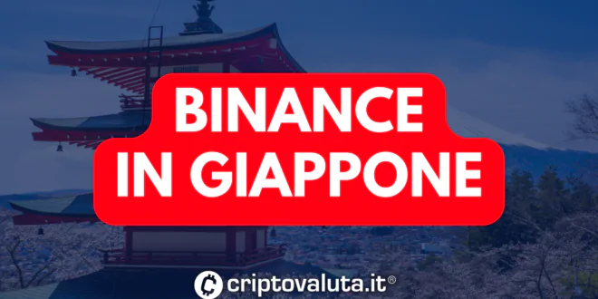 Binance in Giappone