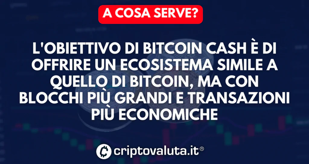 Obiettivi Bitcoin Cash