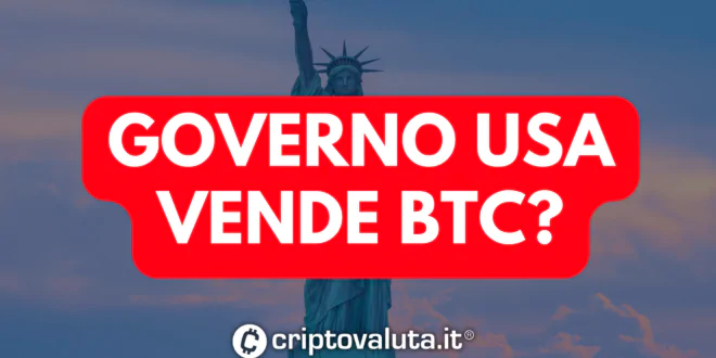 GOVERNO USA BTC VENDUTI