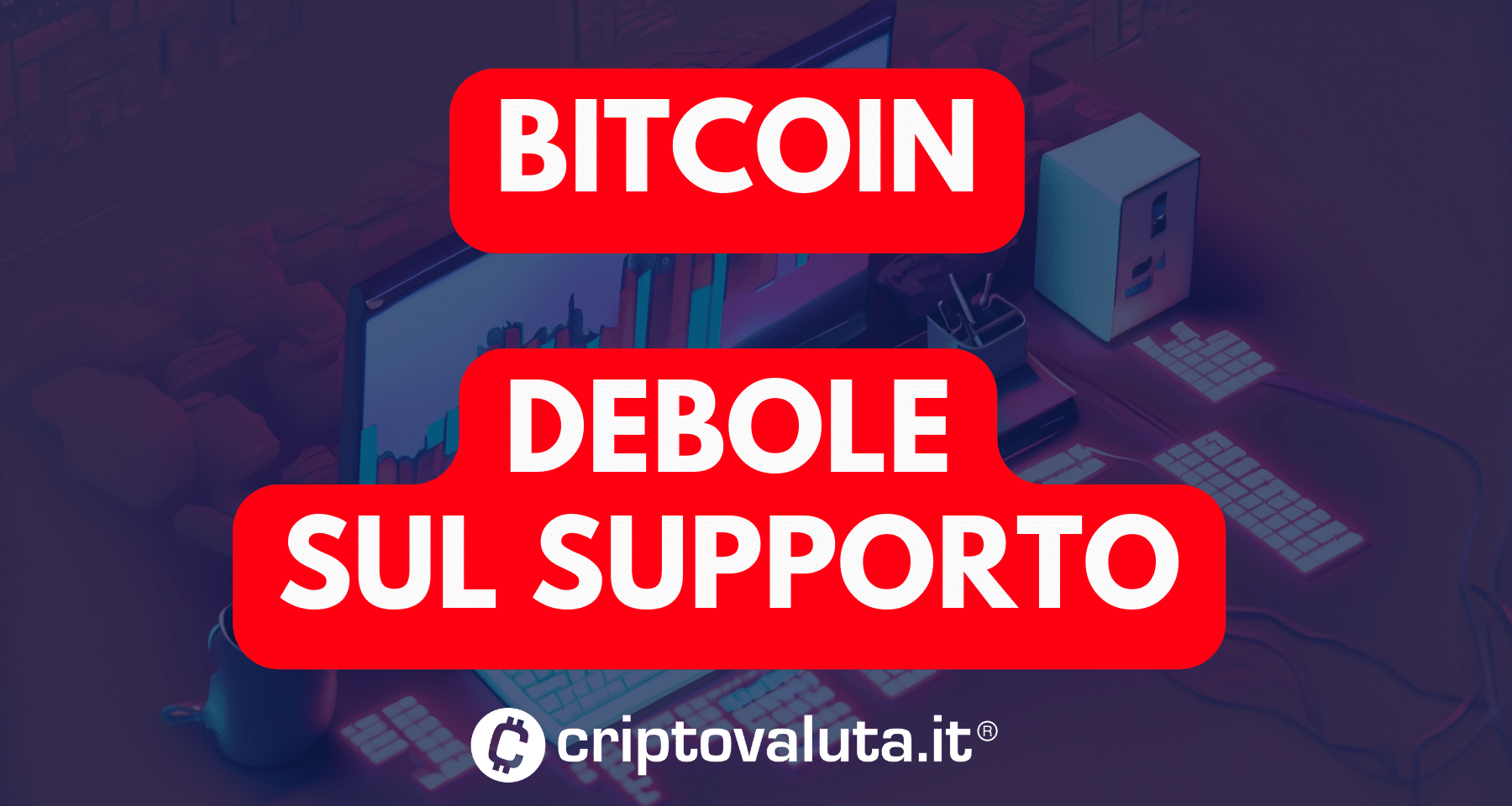 Bitcoin: debole verso i supporti | A livello ciclico però è... [ANALISI]