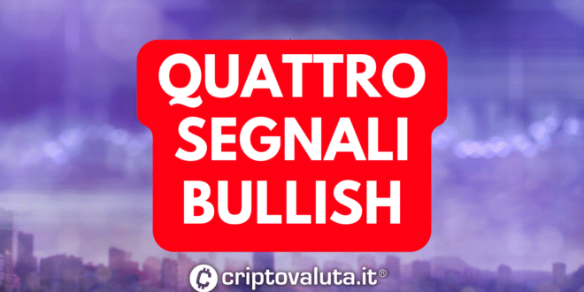QUATTRO SEGNALI BULLISH PER ETHEREUM